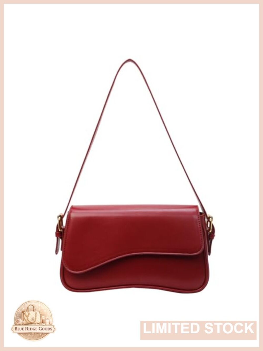 Small PU Leather Shoulder Bag Retro Crossbody Tote Purse
